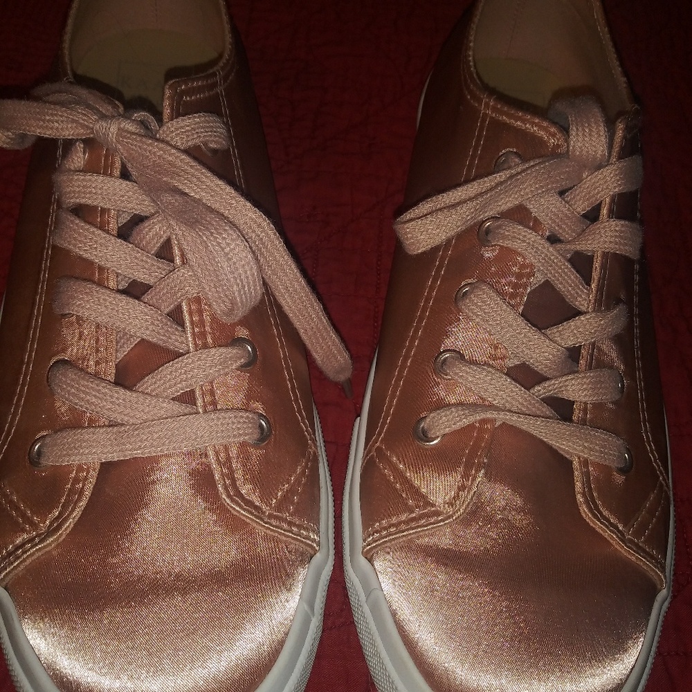 Kaari blue satin sneakers 10
